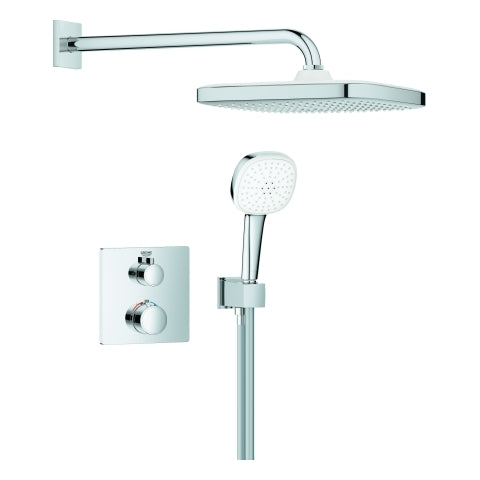 GROHE UP-Duschsystem Grohtherm 2 ASV für Duschrahmen Mono chrom