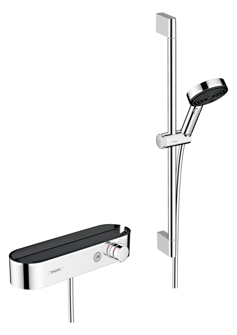 HG Brausesystem Pulsify Select S 105 3j Relaxation Brausethm. Stange 650mm chrom