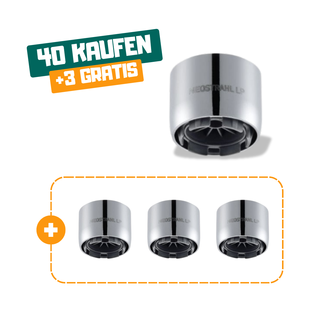 40+3 | NEOPERL NEOSTRAHL LP Strahlformer verchromt/ M22x1 V=FUll FlOW