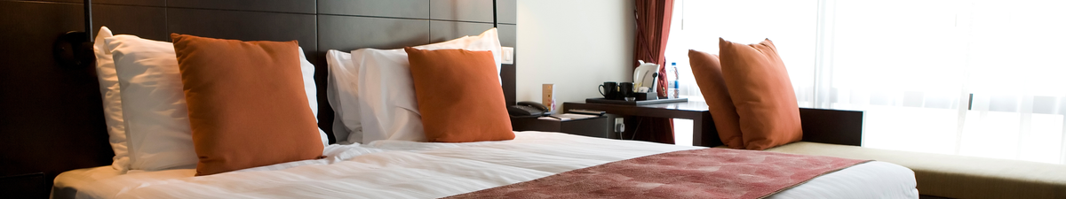 Hotelzimmer als Symbol für gewerbliche Ausstattung und Instandhaltung