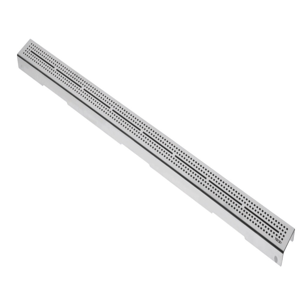TECEdrainline Designrost "quadratum" aus Edelstahl für Duschrinne, poliert, 900 mm