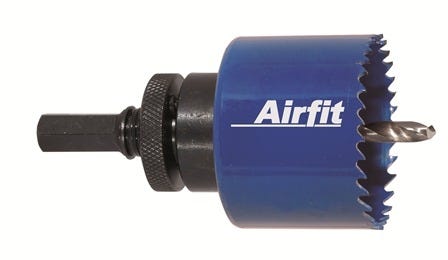 airfit Kreisschneider HSS Bimetall mit Aufnahme für Kunststoff und Metall