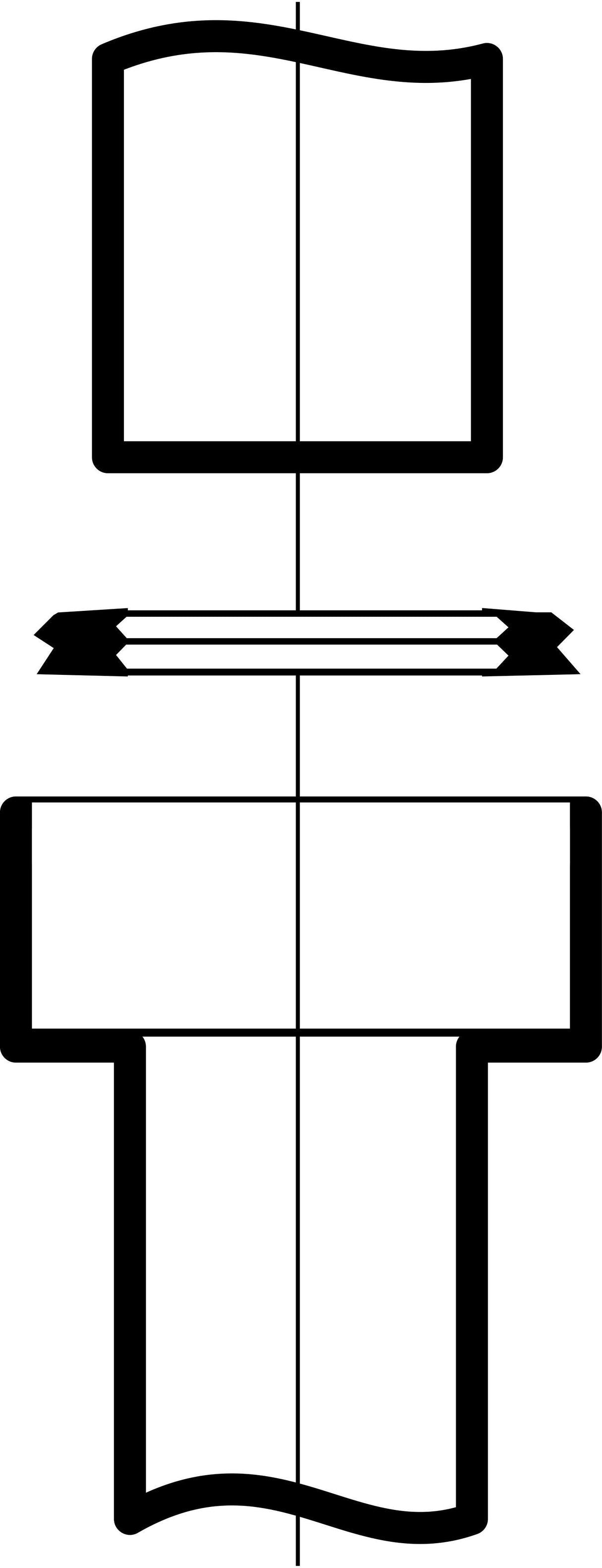Düker Verbindung Tecotect-se-Dichtung aus Ethylen-Propylen-Dien-Kautschuk (EPDM), schwarz, Einsteck-Übergangsring, ohne Schlauchklemme