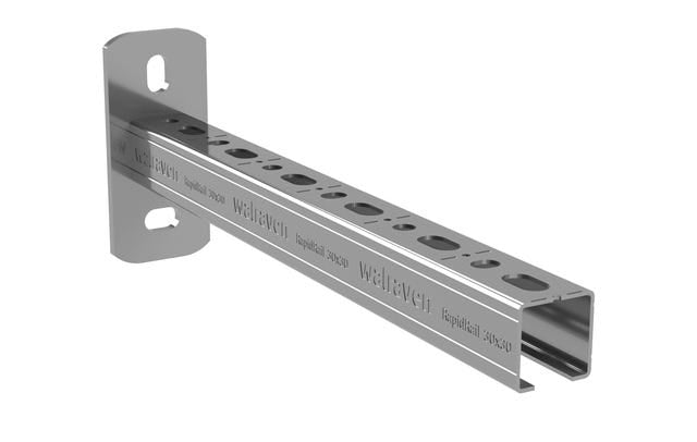 Walraven RapidRail® Wandkonsole zur Befestigung von Rohrleitungen und -trassen an Wand, Decke oder Boden