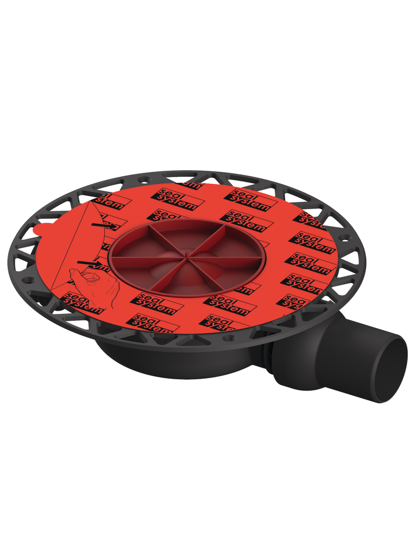TECEdrainpoint S Ablauf DN 50 superflach mit Seal System Universalflansch