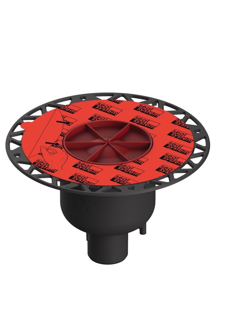 TECEdrainpoint S Ablauf DN 50 senkrecht mit Seal System Universalflansch