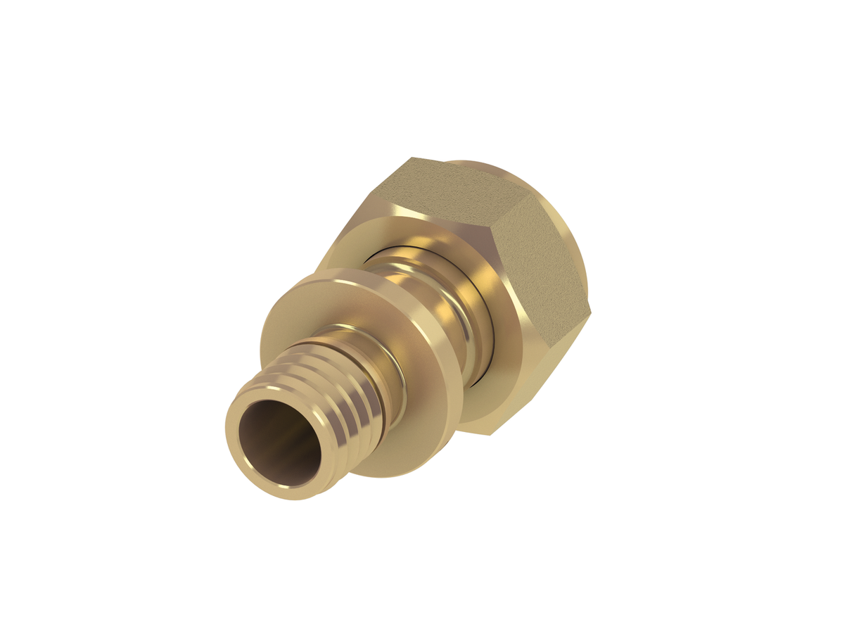TECEflex Verschraubung, flachdichtend, Siliziumbronze, 1-teilig, gerade, Systemgebunden, Kupfer (CuZn21Si3P CW724R), unbehandelt
