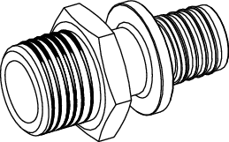 TECEflex Übergangsnippel Dimension 40 x R 1 1/4", Siliziumbronze