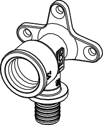TECEflex Wandscheibe, Siliziumbronze