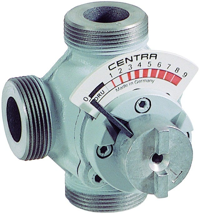 Resideo Dreiwege-Universal-Mischer DRU GG 20, grau, PN 10