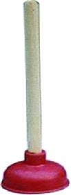 Ausguss- und Klosettreiniger aus Gummi, Gr.2, 140 mm, mit Stiel