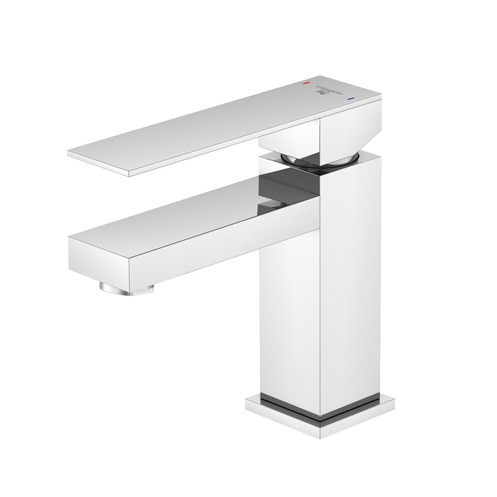Serie 160 Waschtisch Einhebelmischer ohne Ablaufgarnitur Ausladung 120 mm, mit Keramikkartusche, mit Neoperl Luftsprudler, mit Flexschläuchen 3/8 Zoll, chrom