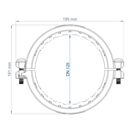 POLO-KAL NG Auszugsichere Verbindung DN 125