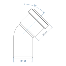 POLO-KAL NG Bogen 45 Grad