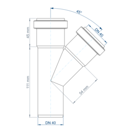 POLO-KAL NG Abzweig DN 40/40/45