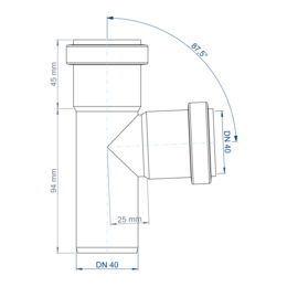 POLO-KAL NG Abzweig DN 40/40/87