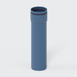 POLO-KAL XS Rohr mit Steckmuffe, 250 mm