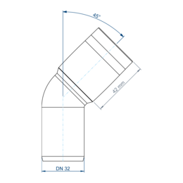 POLO-KAL XS Bogen 45 Grad