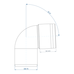 POLO-KAL XS Bogen DN 87