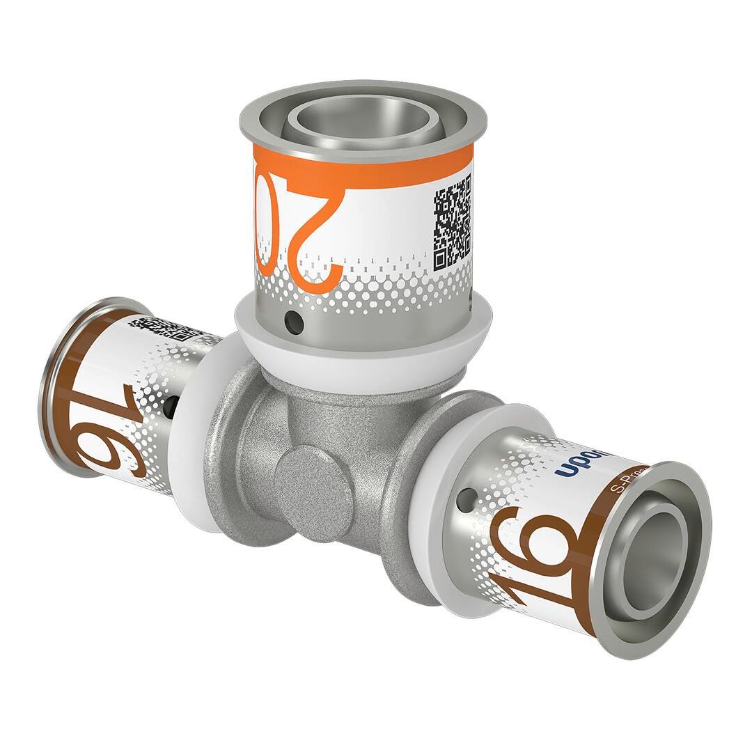 Uponor S-Press PLUS T-Stück reduziert 16-20-16