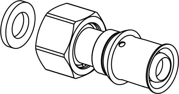 Uponor S-Press PLUS Verschraubung IG