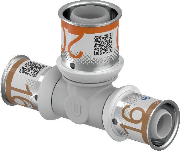 Uponor S-Press PLUS T-Stück reduziert PPSU