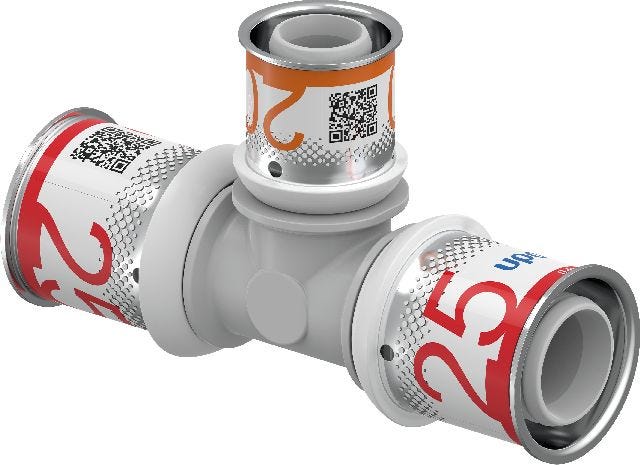 Uponor S-Press PLUS T-Stück reduziert PPSU