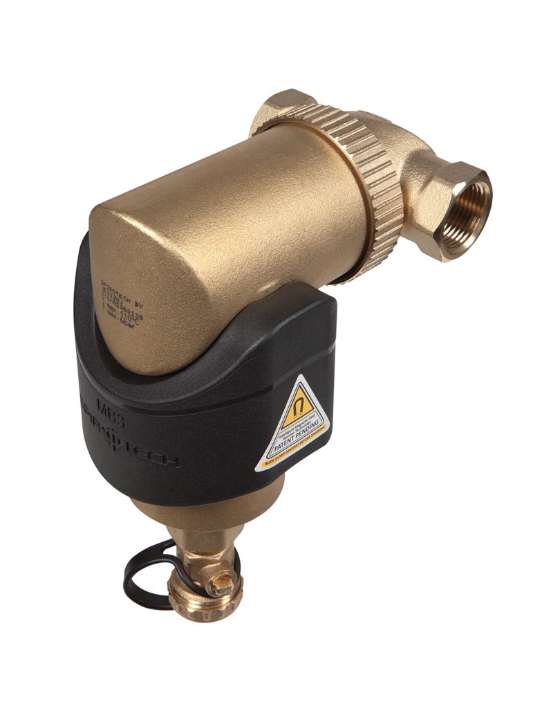 SP Schlammabscheider SpiroTrap MB3 m. Magnet horizontal + vertikal, 6 bar, 110°