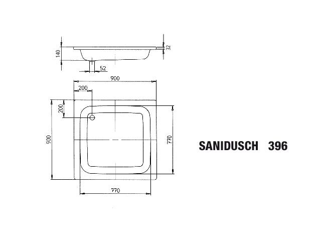 KALDEWEI SANIDUSCH, Mod.395, 396, 495, 496, 539, 540, 548, 549, 551 alpinweiß