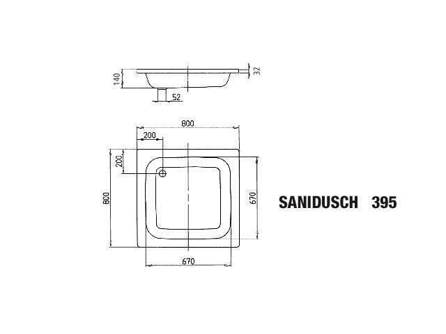 KALDEWEI SANIDUSCH, Mod.395, 396, 495, 496, 539, 540, 548, 549, 551 alpinweiß