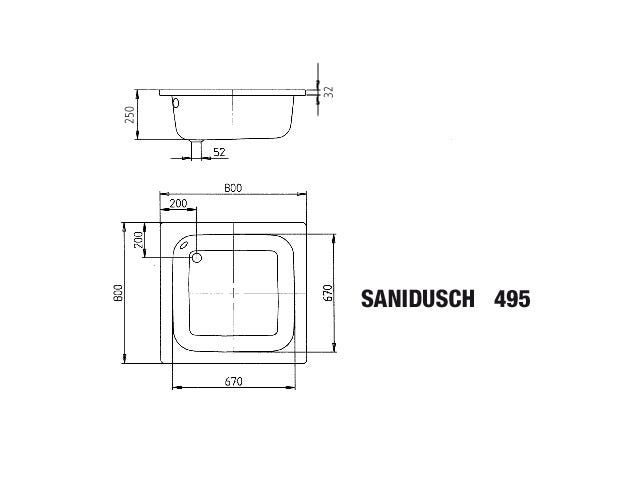 KALDEWEI SANIDUSCH, Mod.395, 396, 495, 496, 539, 540, 548, 549, 551 alpinweiß