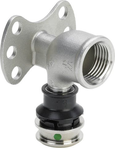Viega Raxinox-Wandscheibe mit SC-Contur Stahl nichtrostend, Modell 4425.5