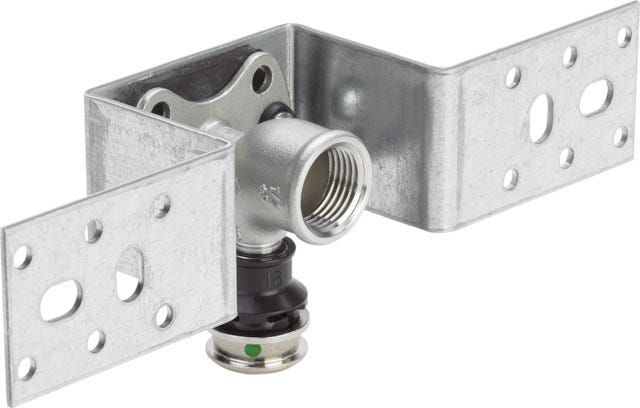 Viega Raxinox-Montageeinheit mit SC-Contur Stahl verzinkt, Modell 4423 d: 16 Rp: ½