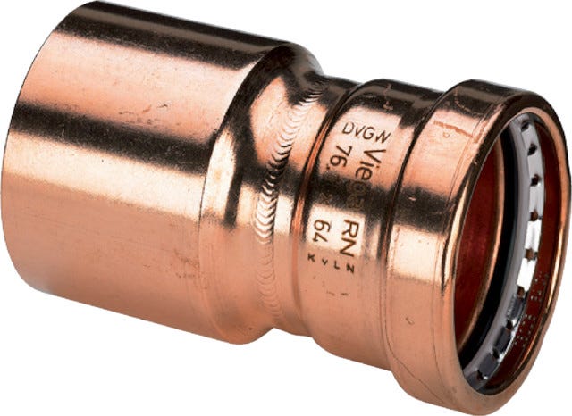 Viega Profipress-Reduzierstück mit SC-Contur Kupfer, Modell 2415.1