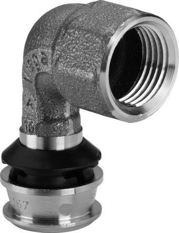 Viega Raxofix-Übergangsbogen 90° mit SC-Contur Siliziumbronze, Modell 5314.11