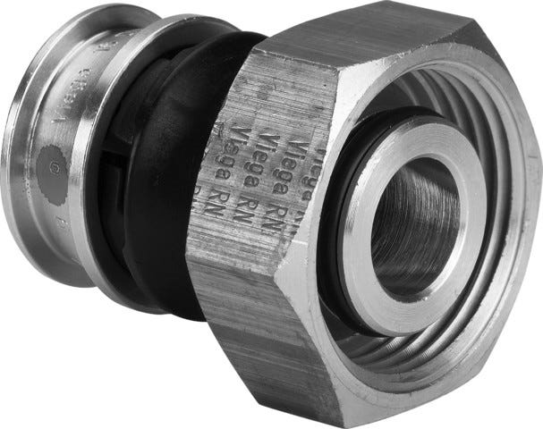 Viega Raxofix-Anschlussverschraubung mit SC-Contur für Eurokonus, Messing, Modell 5381 d: 16 G: ¾