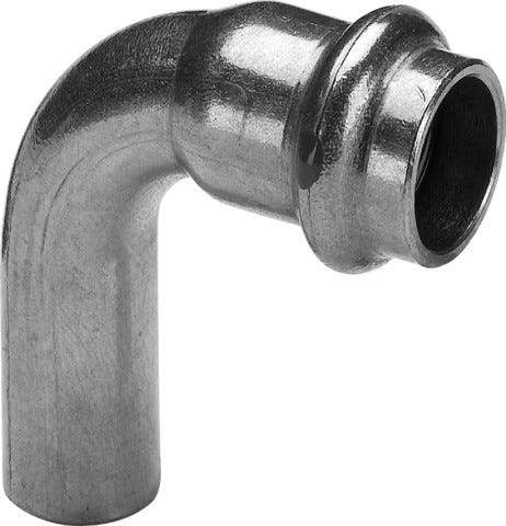 Viega Profipress-Bogen 90° mit SC-Contur Kupfer, Modell 2416.1 VdS-Zulassung d: 42