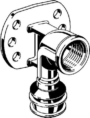 Viega Raxofix-Wandscheibe mit SC-Contur Siliziumbronze, Modell 5325.5