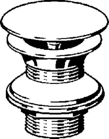 Viega Schaftventil 5430 in G1 1/4 x 63mm x 75mm Messing verchr. nicht verschließbar