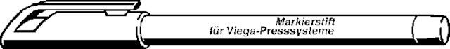 Viega Markierungsstift für Viega Pressverbindersysteme, Modell 2490.1