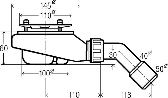 Viega Funktionseinheit Tempoplex in DN40/50 Kunststoff weiß