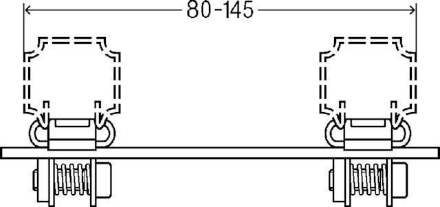 Viega Steptec-Parallelverbinder Modell 8414 Einbautiefe: 80