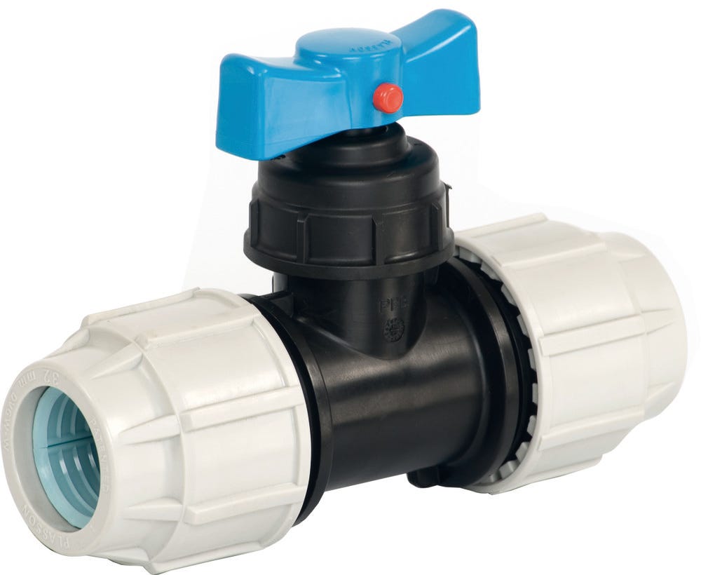 Geradsitzventil d 32 beids.Serie 18 O-Ring NBR Wasser 16 bar