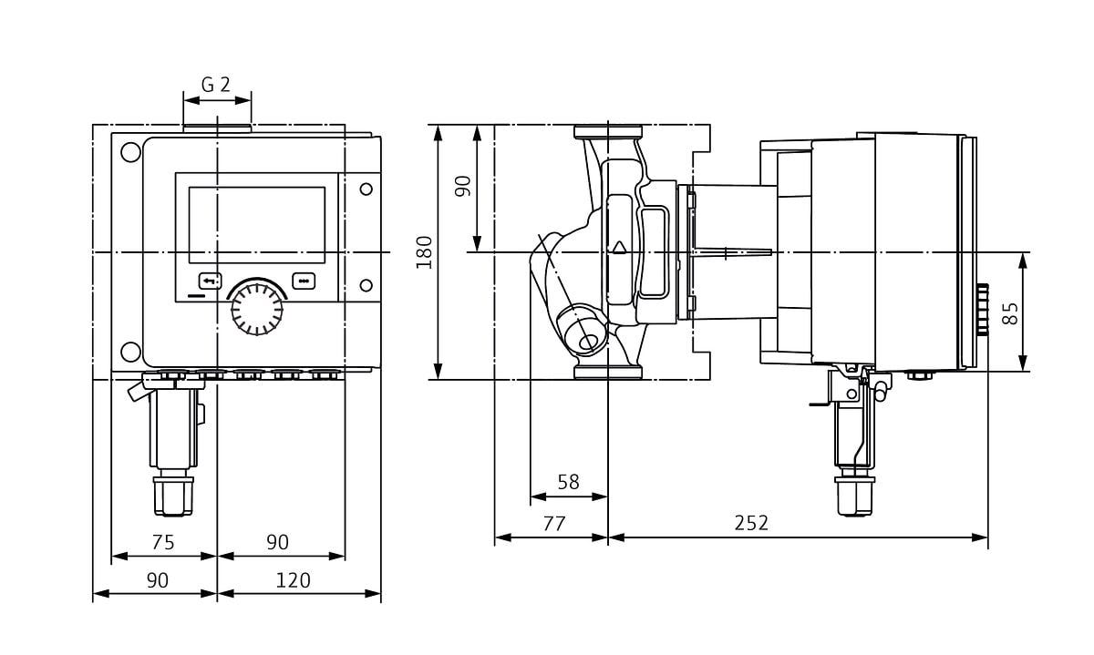 Stratos MAXO 30/0,5 PN 10, G 2 (PN 10), G 2 (PN 10)