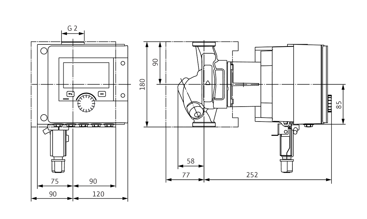 Stratos MAXO 30/0,5 PN 10, G 2 (PN 10), G 2 (PN 10)