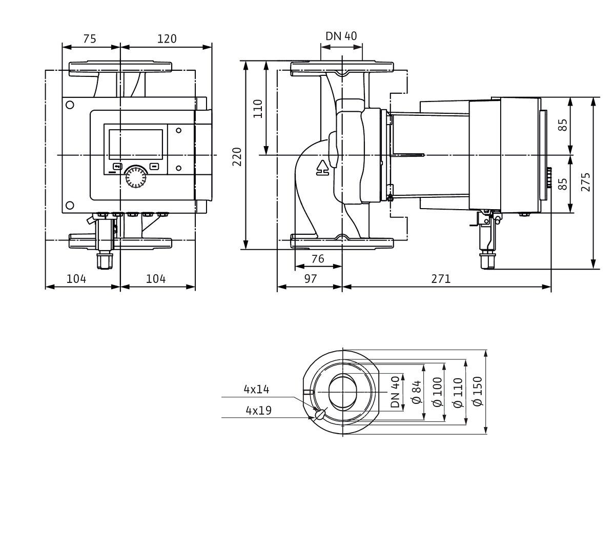 Stratos MAXO PN 6/10, DN 40