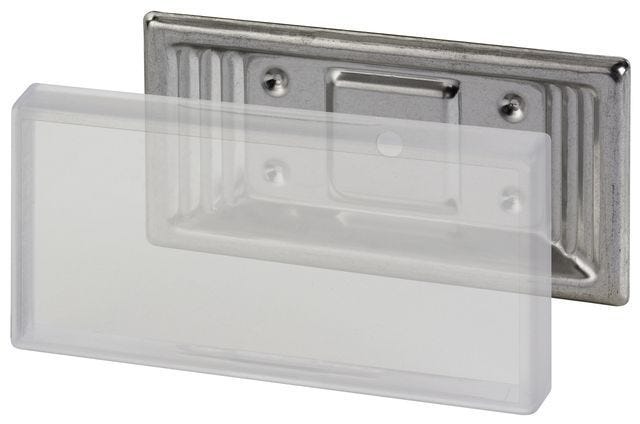 FL Anschraub-Schilderhalter, Edst., Kunststoff f. Schilder 100 x 50mm