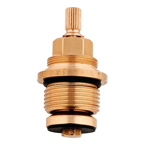 GROHE Oberteil 07025, DN 20, kurze Spindel für Griffe 1/2'', für UP-Ventile 3/4''