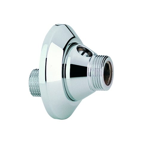 GROHE S-Anschluss mit Außengewinde, Messing, verchromt, Farbe Chrom, mit Rosette