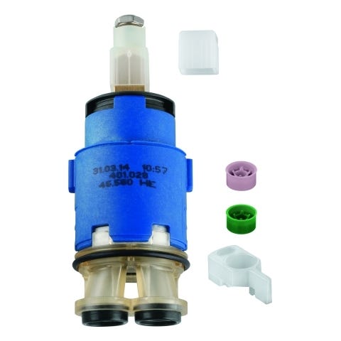 GROHE Kartusche 46580, 28 mm, mit keramischem Dichtsystem, mit Temperaturbegrenzer, für Einhandmischer